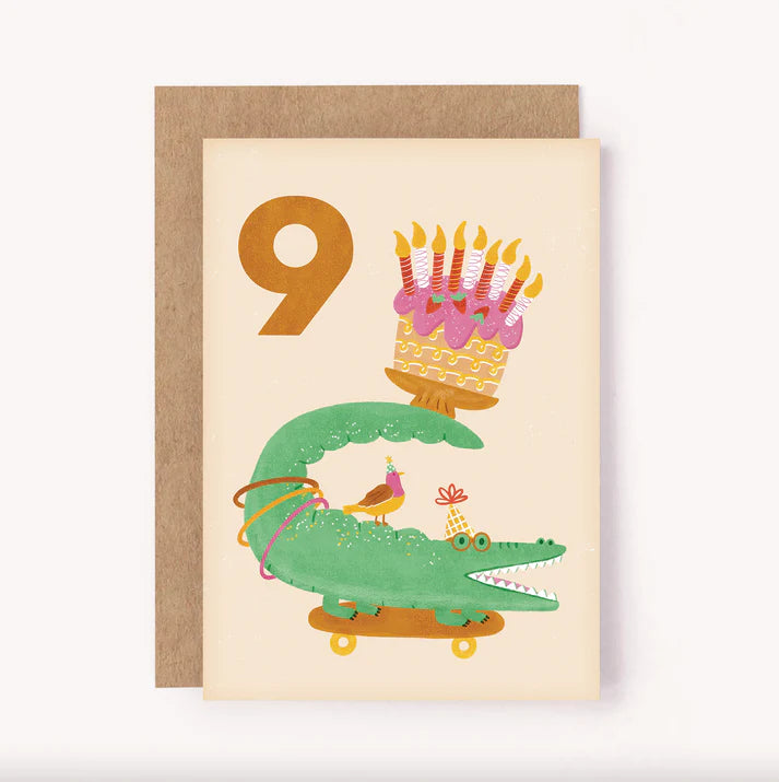 Lauren Sissons 9th Birthday Card