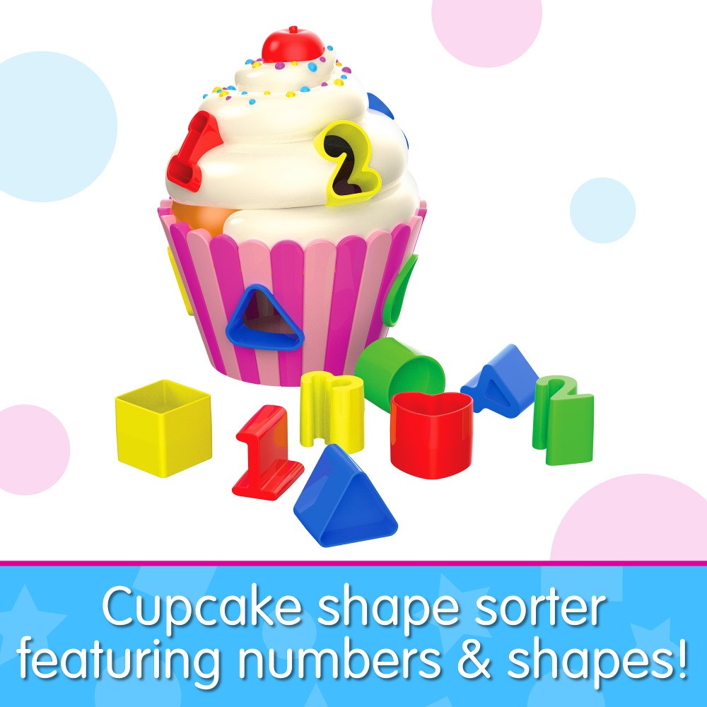 The Learning Journey Cupcake Shape Sorter