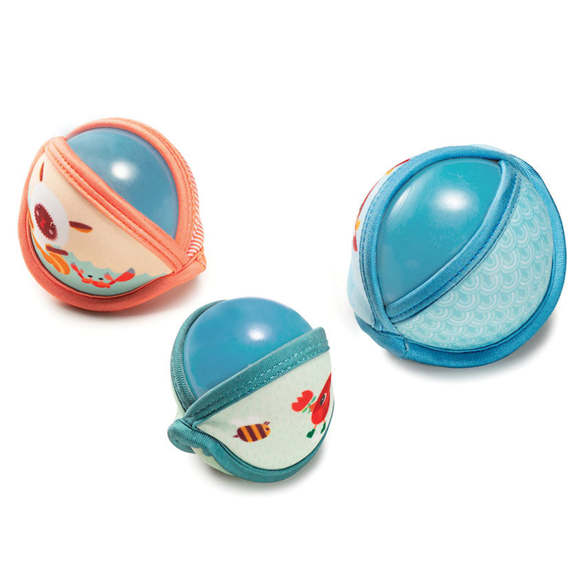 Lilliputiens Farm Bath Ball Set of 3