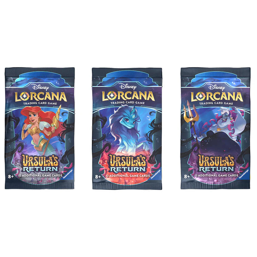 Disney Lorcana Ursula's Return Booster Pack Enchanted Years Disney Lorcana Ursula's Return Booster Pack Enchanted Years