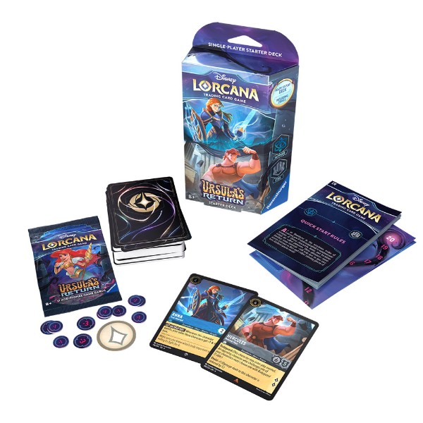 Disney Lorcana Ursula's Return Sapphire & Steel Starter Deck