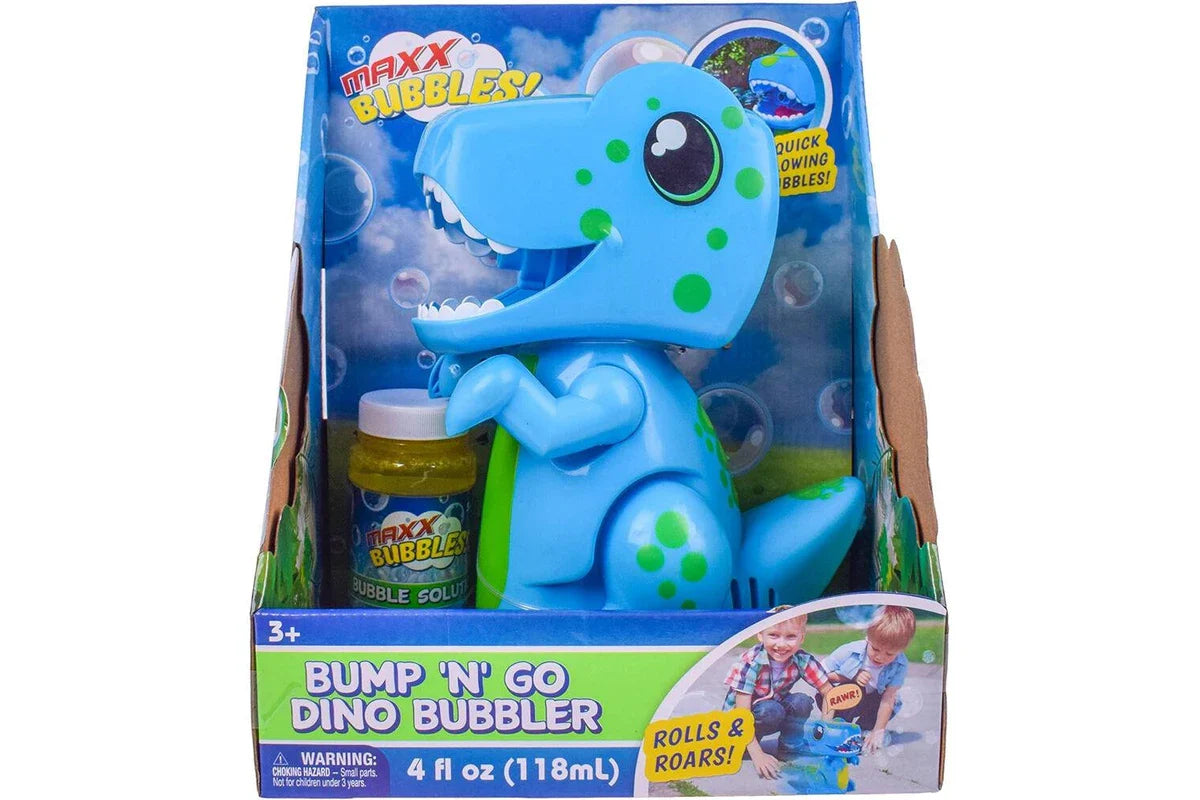 Maxx Bubbles Bump 'n' Go Dino Bubbler