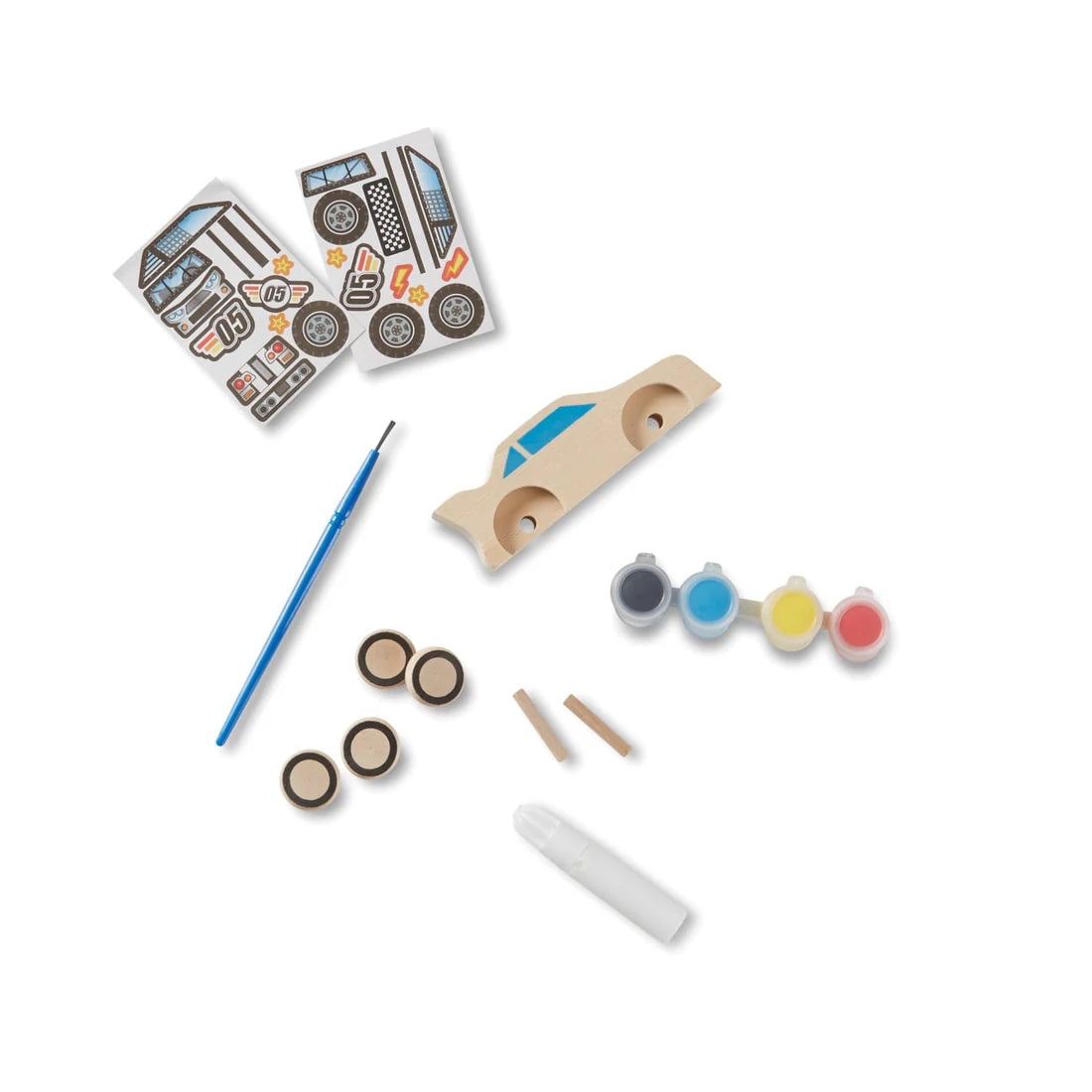 Melissa & Doug Created By Me Wooden Race Car