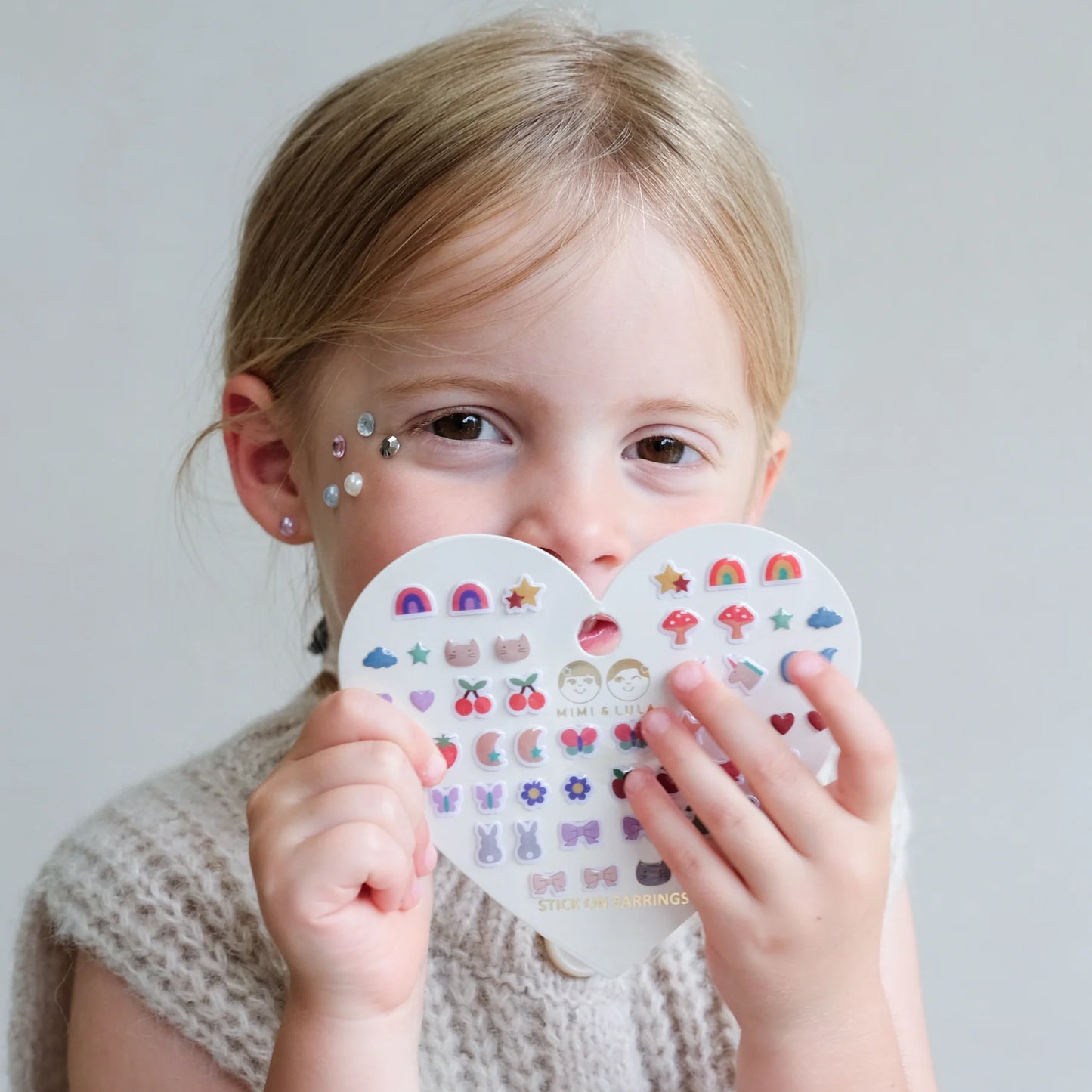 Mimi & Lula Stick On Earrings Multi