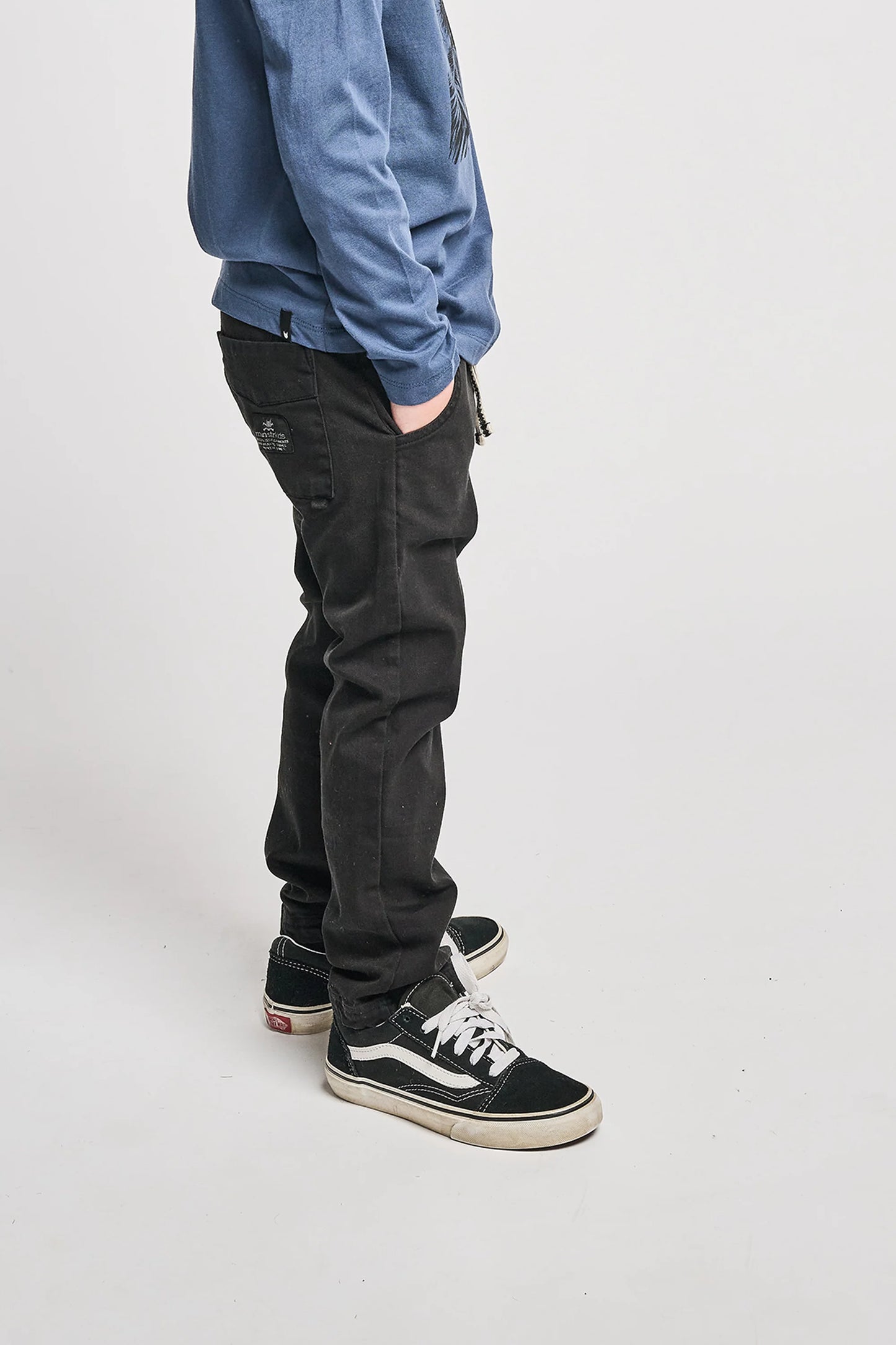 Mnstr Kids Beams Denim Pant Black