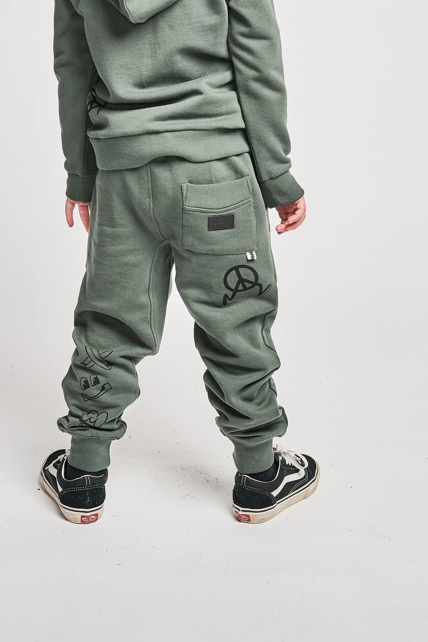 Mnstr Kids Track Pant Lessgo Ocean Green