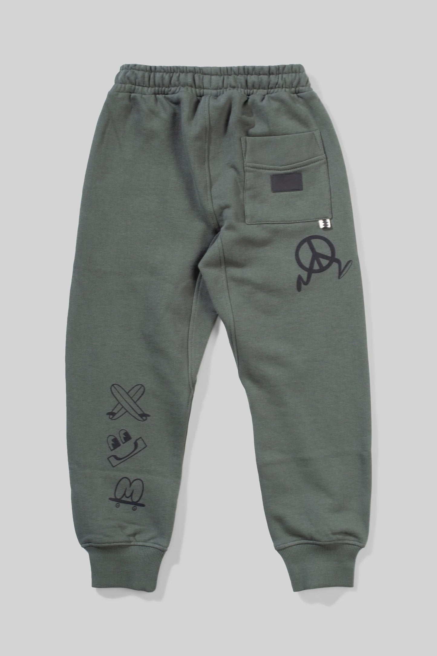 Mnstr Kids Track Pant Lessgo Ocean Green