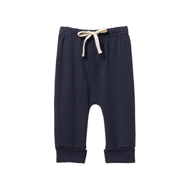 Nature Baby Drawstring Pants Navy