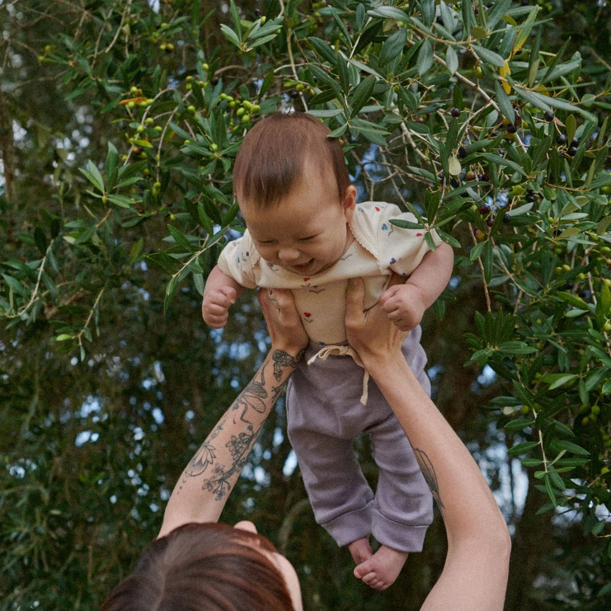 Nature Baby DrawstringPants Periwinkle