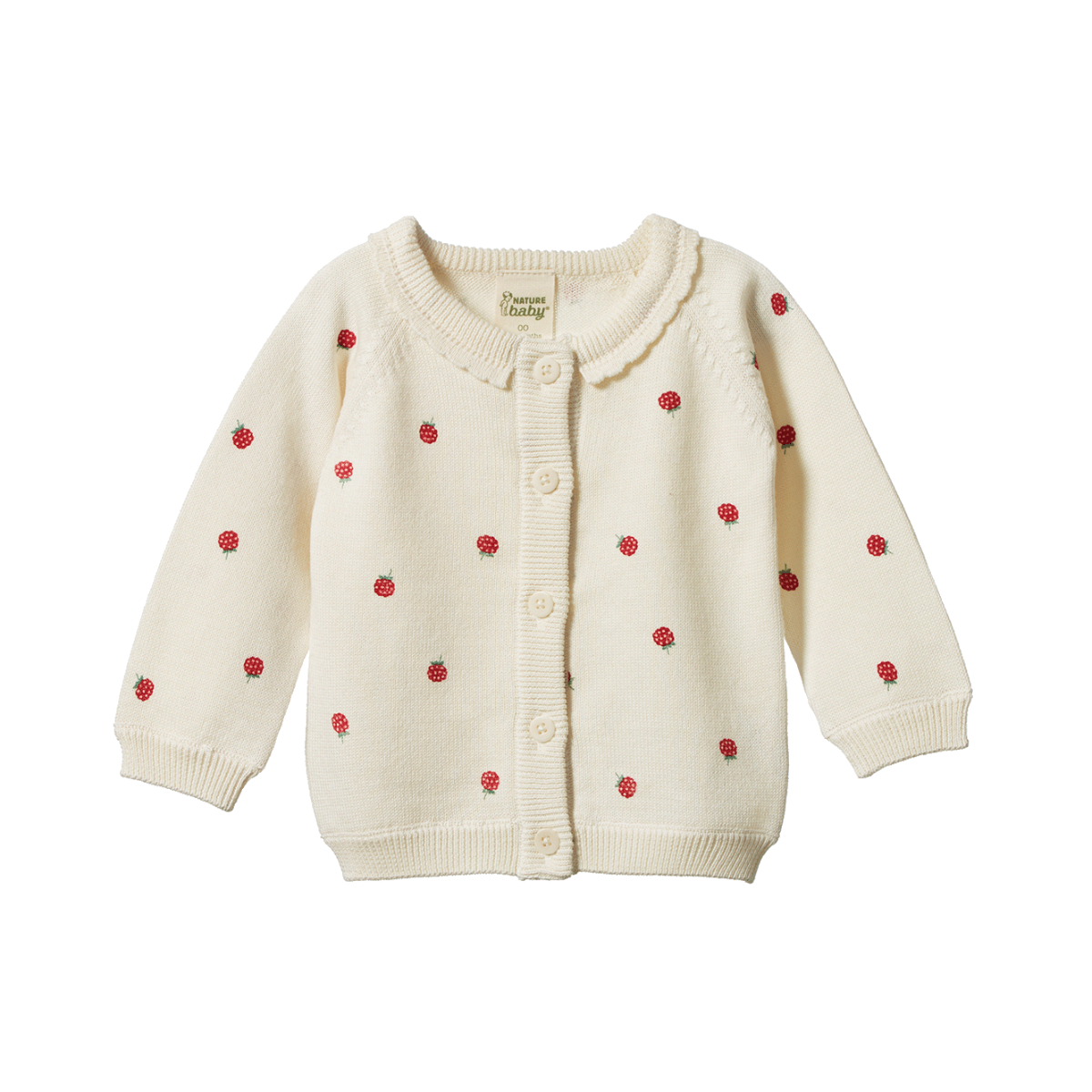 Nature Baby Piper Cardigan Raspberry