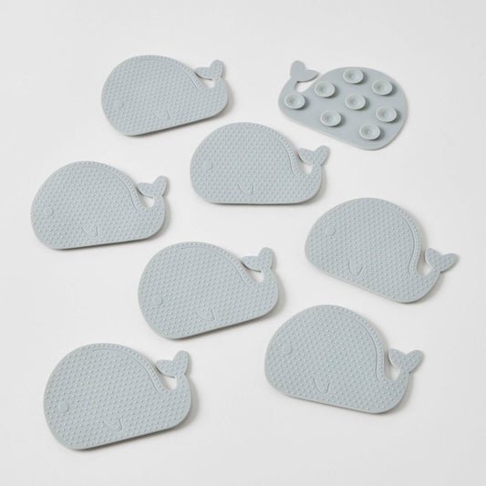 Nordic Kids Baby Bath Anti-Slip Whale Pads Set of 8