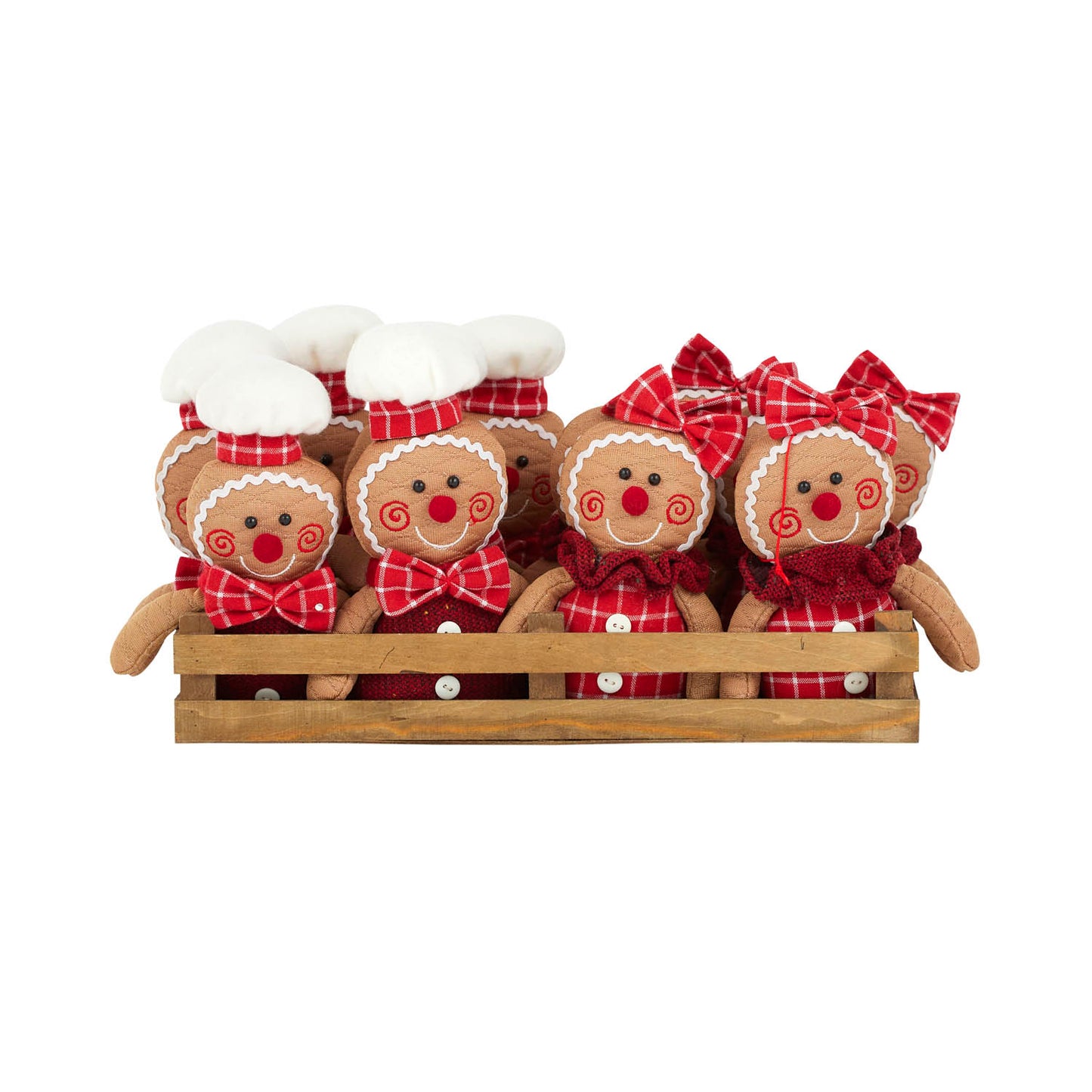 Ornament Tartan Gingerbread People