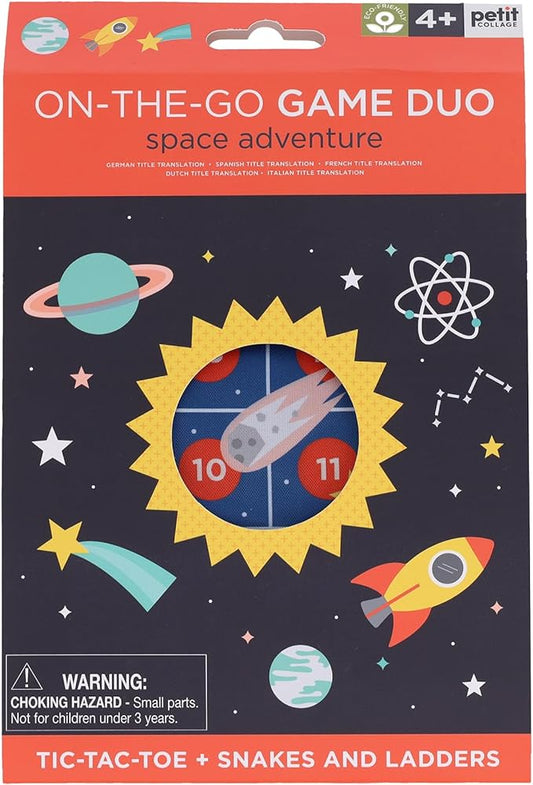 Petit Collage On The Go Duo Game Space Adventure