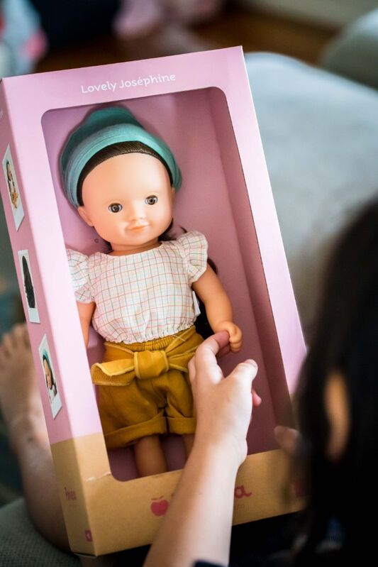 Pomea Lovely Josephine Brunette Hair Doll 32cm