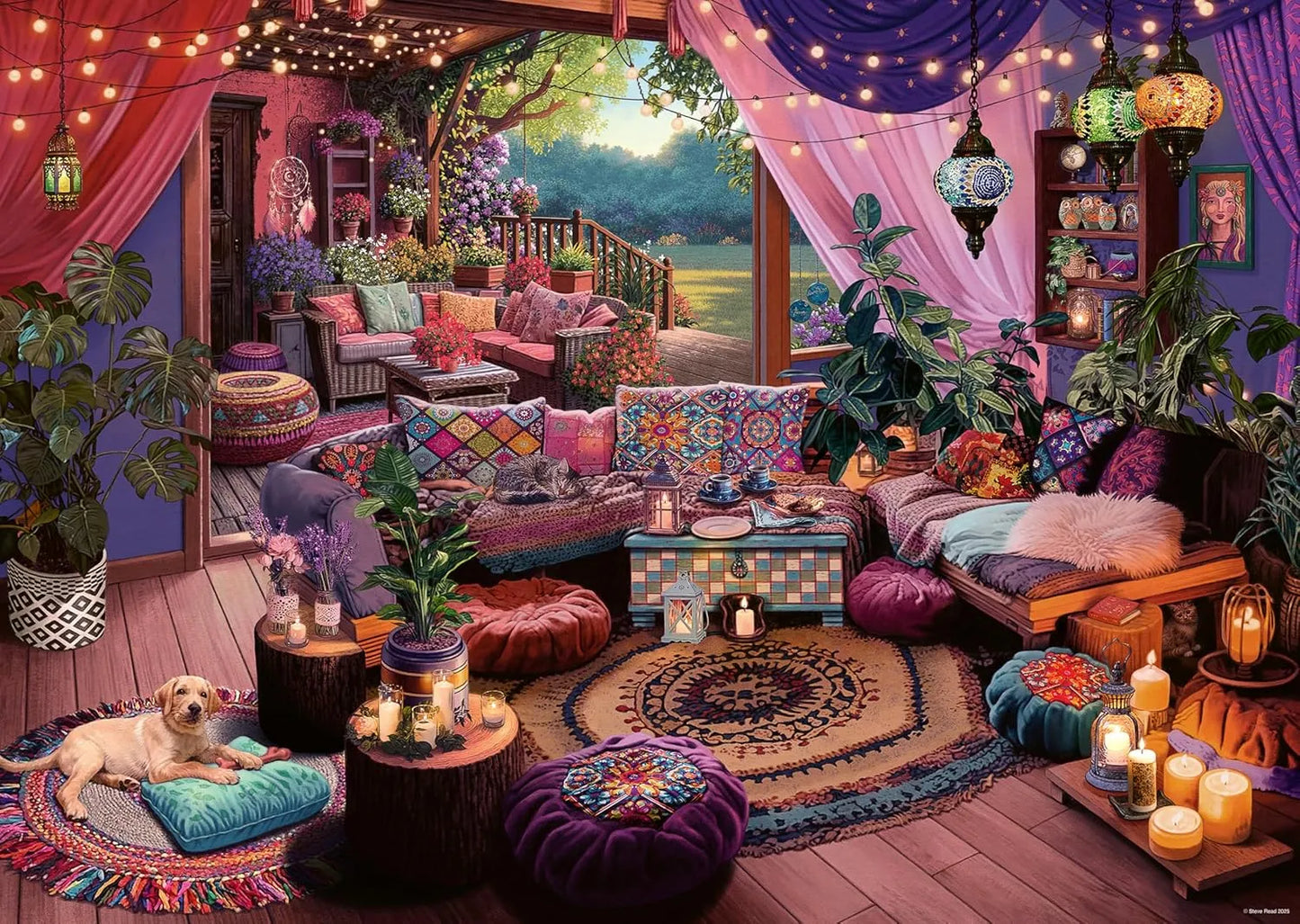 Ravensburger 1000pc Jigsaw Puzzle My Haven No 12 Boho Retreat