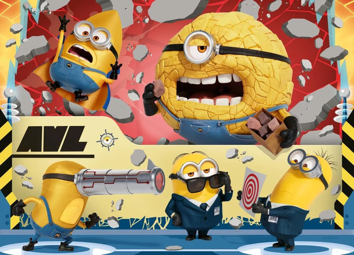 Ravensburger 4 x 100pc Jigsaw Puzzle Despicable Me Embrace Your Friends