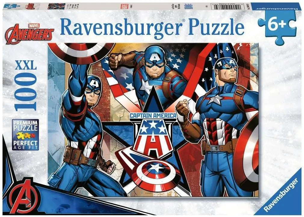 Ravensburger 100pc Jigsaw Puzzle Marvel Captain America