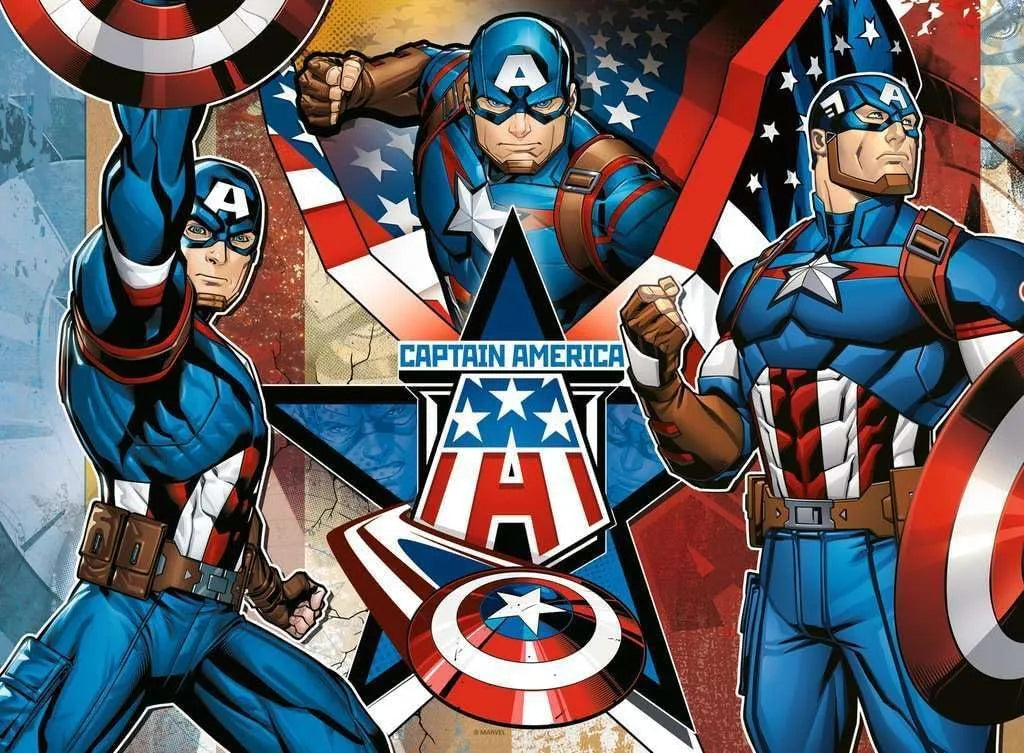 Ravensburger 100pc Jigsaw Puzzle Marvel Captain America