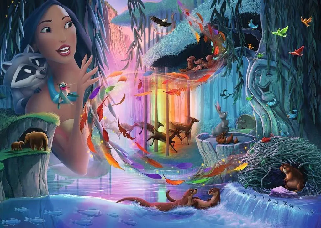 Ravensburger 1000pc Jigsaw Puzzle Disney Castle Pocahontas