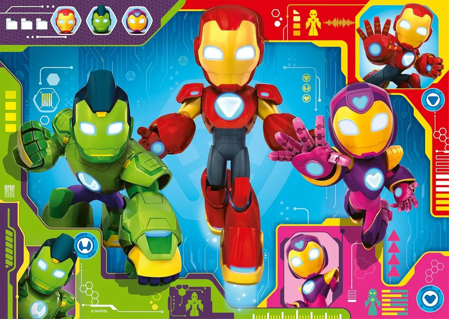 Ravensburger 24pc Giant Floor Jigsaw Puzzle Iron Man & His Awesome Friends