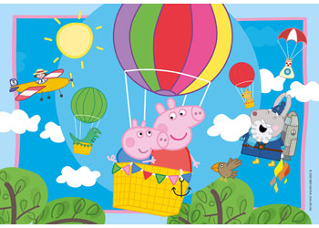 Ravensburger 2x12pc Jigsaw Puzzle Peppa Pig Peppa's Adventure