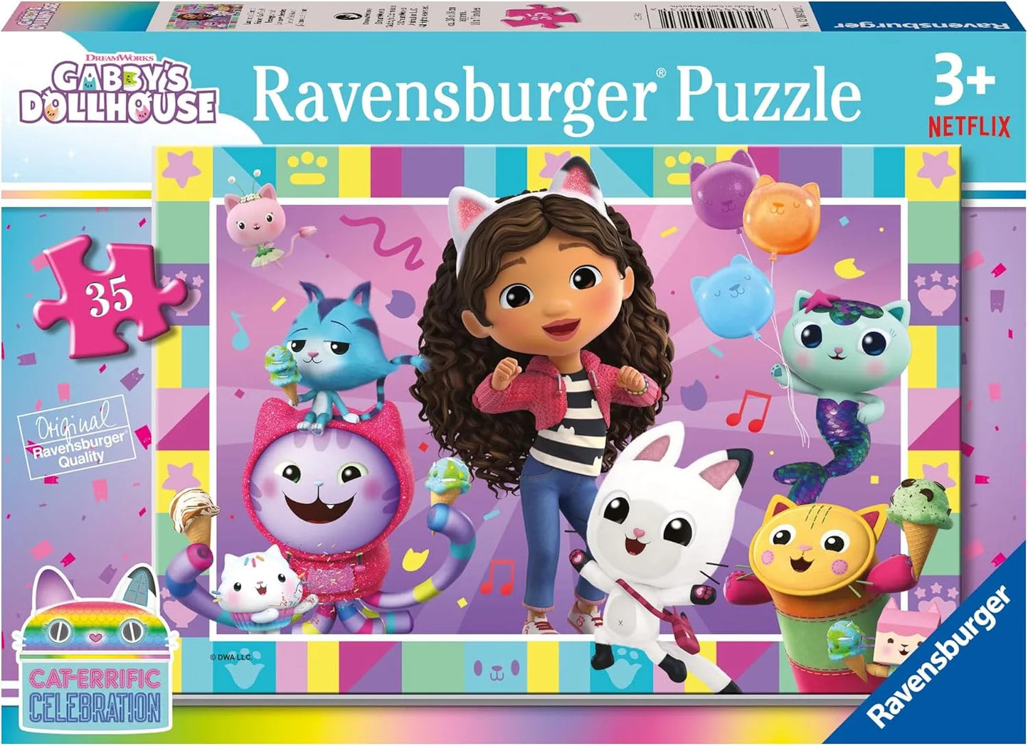 Ravensburger 35pc Jigsaw Puzzle Gabby's Dollhouse Let's Celebrate