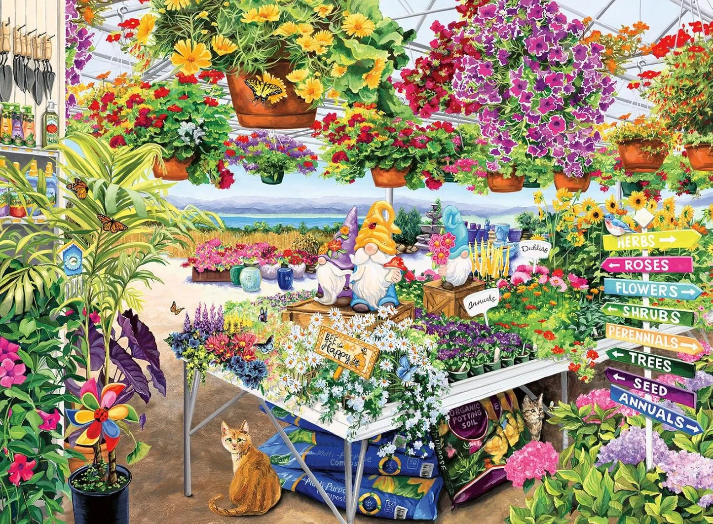 Ravensburger 500pc Jigsaw Puzzle Glorious Garden Center