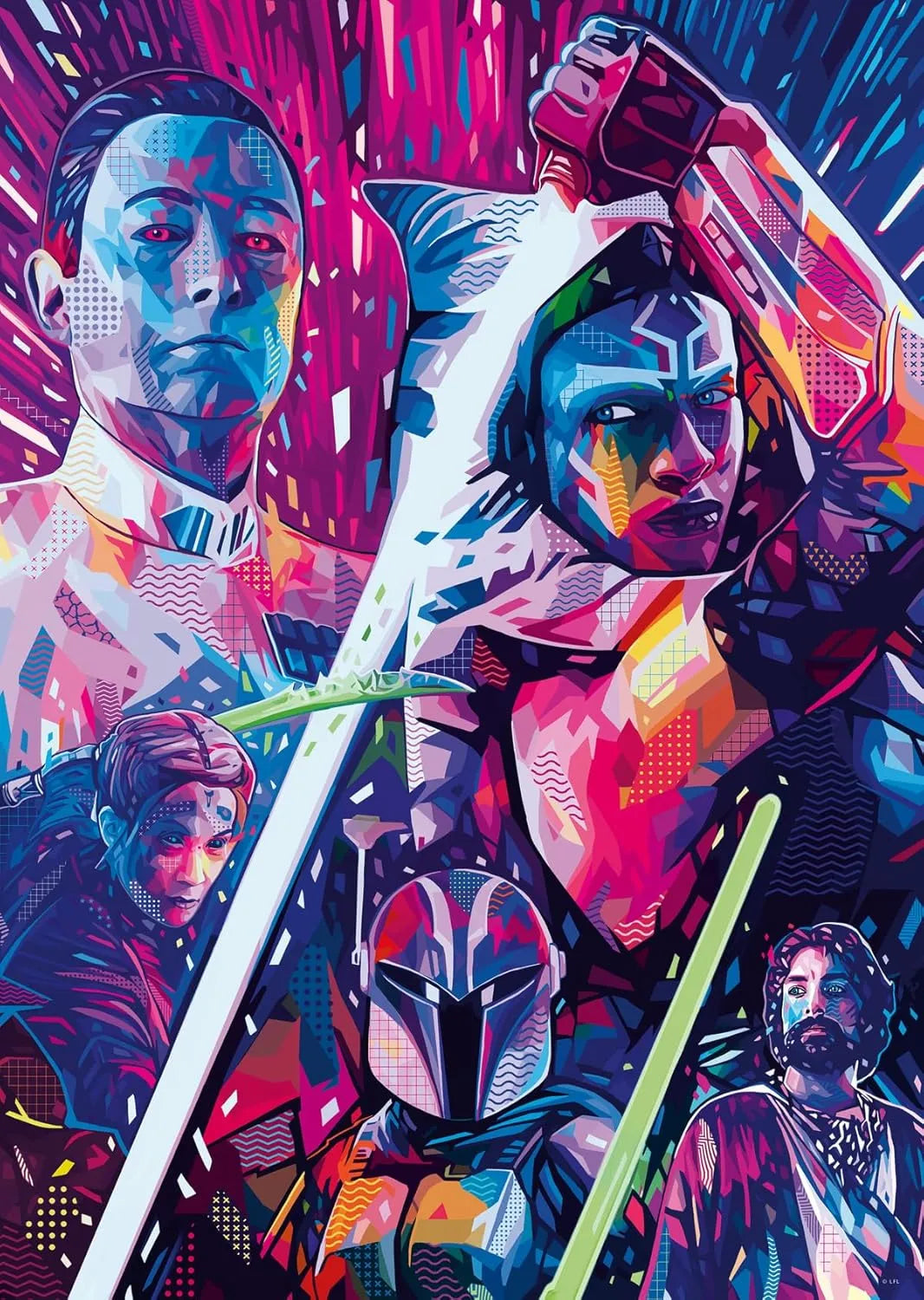 Ravensburger 500pc Jigsaw Puzzle Star Wars Hyperspace Collection Ahsoka