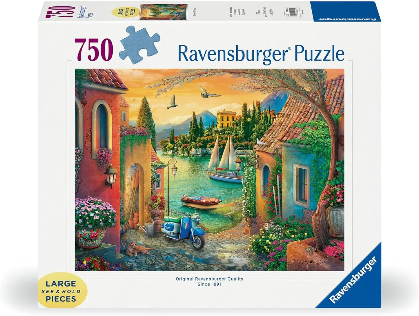 Ravensburger 750pc Large Format Jigsaw Puzzle European Villa Views