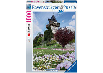 Ravensburger 1000pc Jigsaw Puzzle Clocktower in Graz