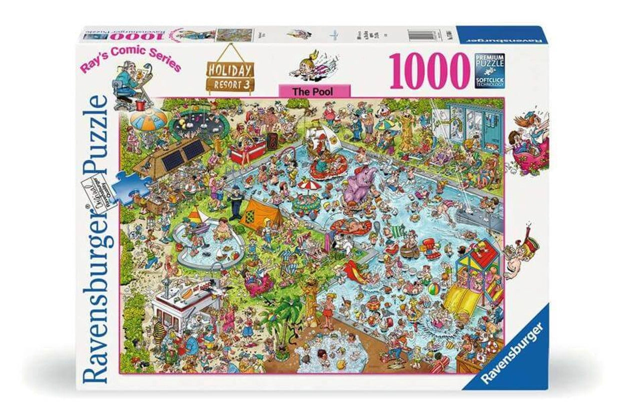 Ravensburger 1000pc Jigsaw Puzzle Holiday Resort The Pool