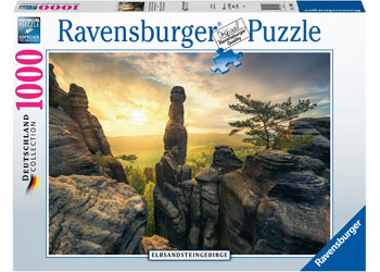 Ravensburger 1000pc Jigsaw Puzzle Monolith Elbe Sandstone Mountains