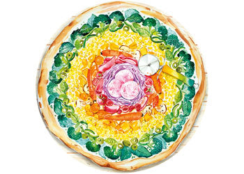 Ravensburger 500pc Jigsaw Puzzle Circle Of Colours Pizza