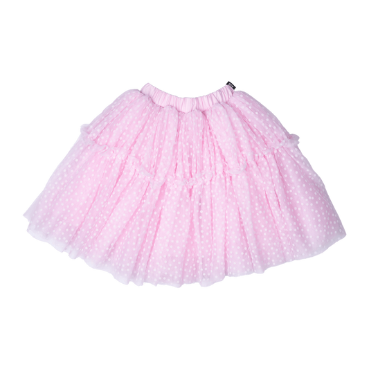 Rock Your Baby Pink Polka Dot Tulle Skirt