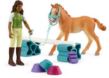 Schleich Pocket Set Training Set for Foal