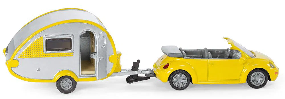 SIKU Car with Trailer Caravan