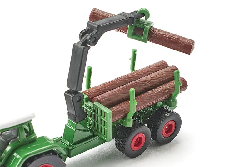 SIKU Tractor with Forestry Trailer
