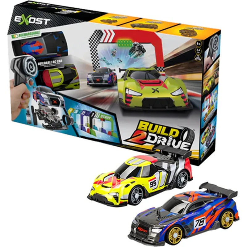 Silverlit Exost Build 2 Drive Duo Pack Race Set