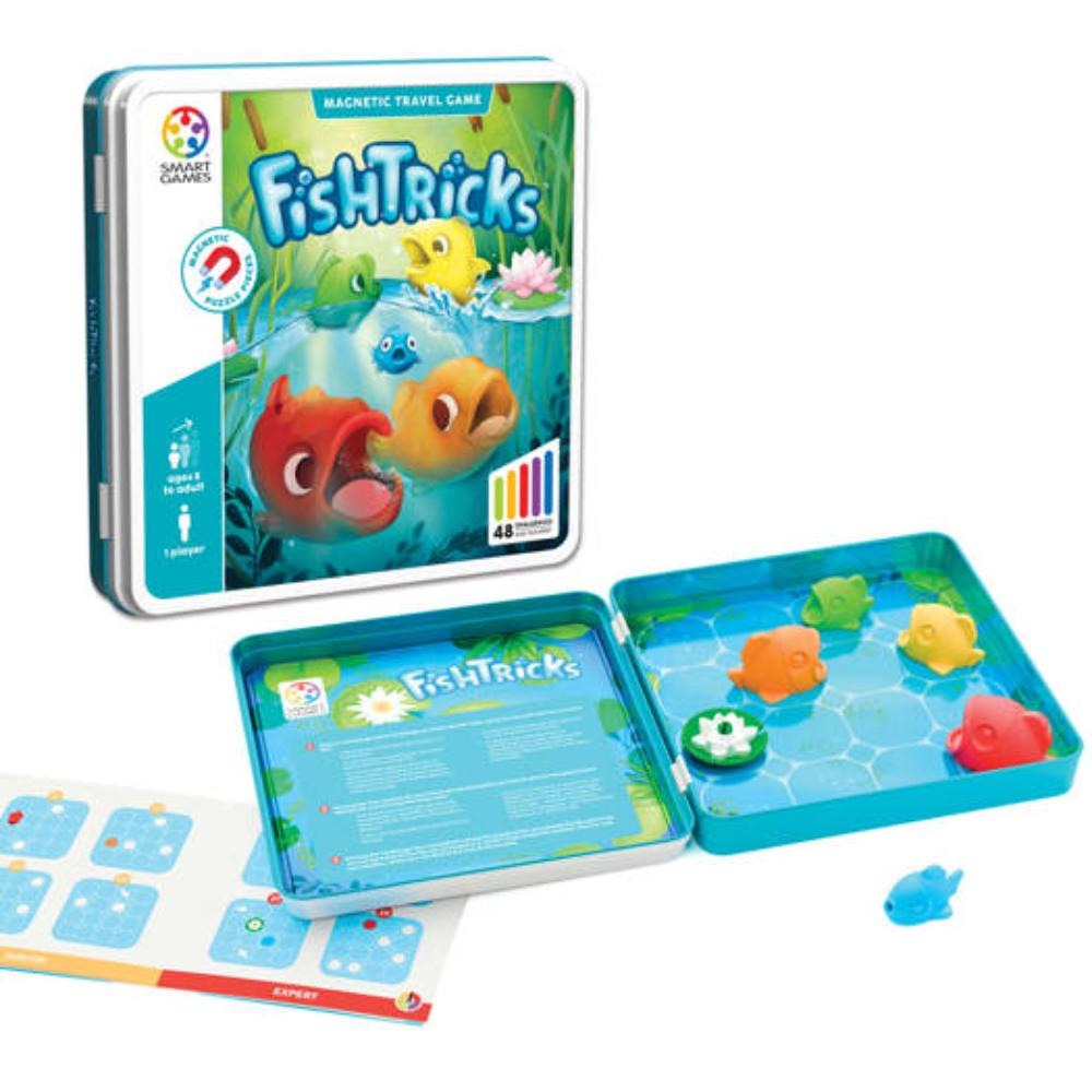 Smart Games Magnetic Tin Box Fish Tricks