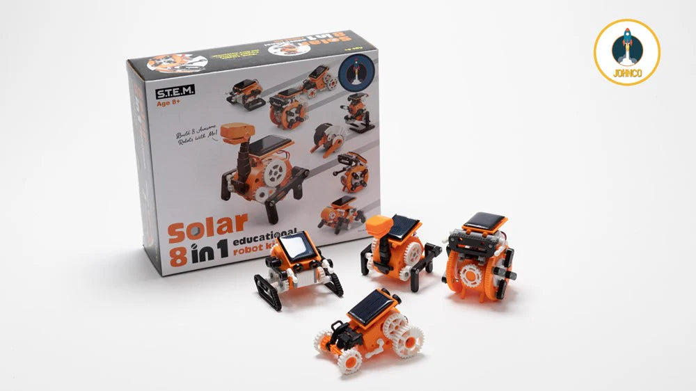 Solar 8-in-1 Educational Robot Kit