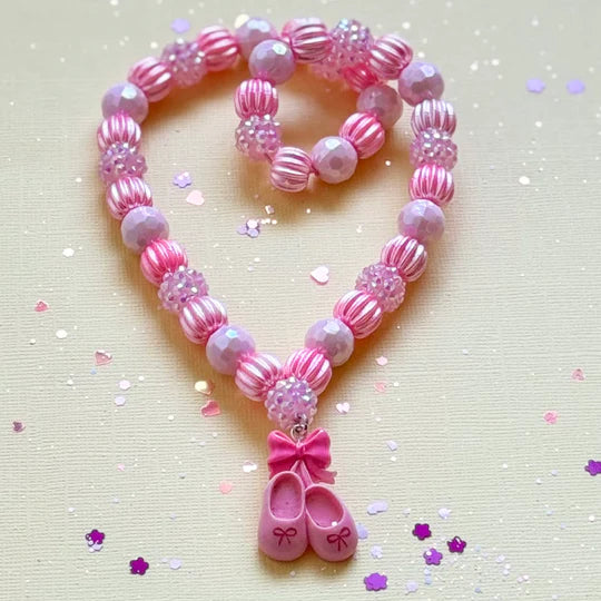 Sweet As Sugar Beaded Necklace Ballet