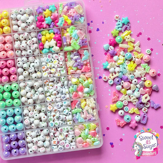 Sweet As Sugar Jewellery Making Kit Large Pastel Lovers