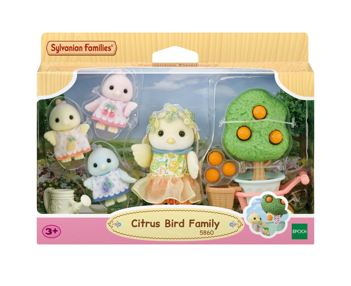 Sylvanian Families Citrus Bird Family