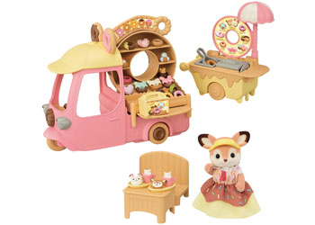 Sylvanian Families Dip Dip Donuts Wagon