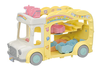 Sylvanian Families Rainbow Fun Nursery Bus
