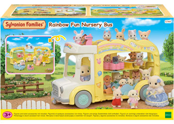 Sylvanian Families Rainbow Fun Nursery Bus