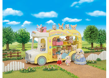 Sylvanian Families Rainbow Fun Nursery Bus