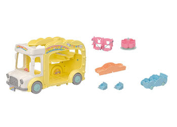 Sylvanian Families Rainbow Fun Nursery Bus
