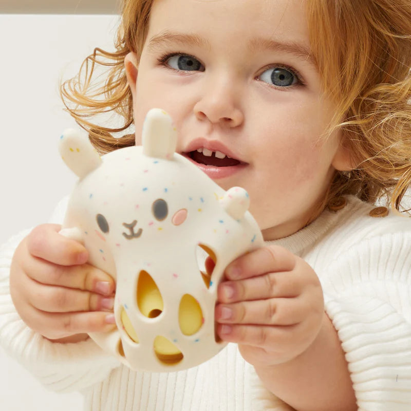 Tiger Tribe Silicone Rattle Bunny