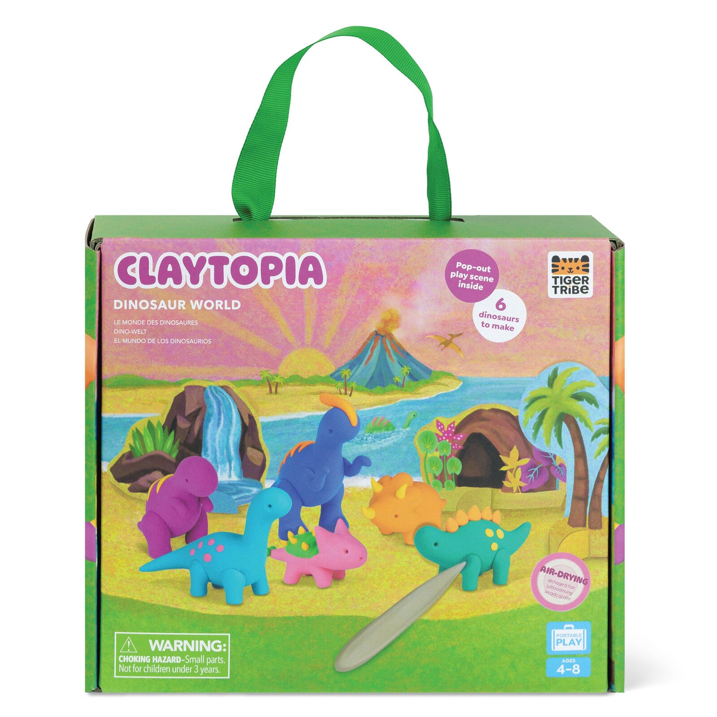 Tiger Tribe Claytopia Dinosaur World